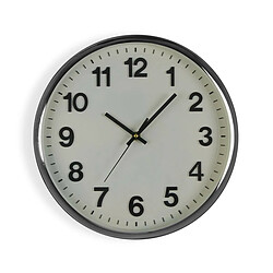 Horloge Murale Versa Blanc Plastique 4,8 x 32 x 32 cm