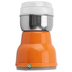 Universal Moulin à café électrique en acier inoxydable Ménager Broyeuse Fraiseuse Accessoires de café EU Plug | Moulin à café électrique(Orange)