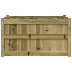 Acheter vidaXL Jardinière d'extérieur 90x50x50 cm bois de pin imprégné