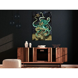 Artgeist Tableau - Marble Octopus (1 Part) Vertical [20x30]