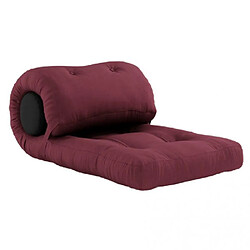 Inside 75 Fauteuil futon convertible WRAP couleur bordeaux