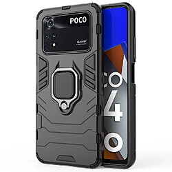 Coque en TPU anti-chocs avec béquille, noir pour votre Xiaomi Poco M4 Pro 4G