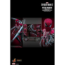 Hot Toys VGM66 - Marvel's Spider Man 2 - Peter Parker Advanced Suit2.0 Red & Black Suit