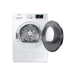 Sèche-linge à pompe à chaleur avec condenseur 60cm 9kg blanc - DV90TA040TE - SAMSUNG pas cher