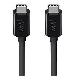 Belkin F2CU052BT1M-BLK câble USB 1 m USB 3.2 Gen 1 (3.1 Gen 1) USB C Noir