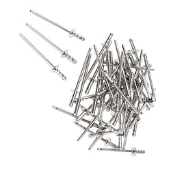 DOME HEAD POP RIVETS OUVERT AVEUGLES EN ACIER INOXYDABLE 50pcs 3mm dia pas cher