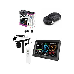 Optex STATION METEO PRO COULEUR WIFI ANEMOMETRE/PLUVIOMETRE EXTERIEURE + Souris porsche sans fil 