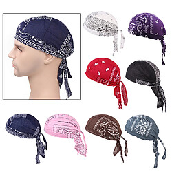 Durag Skull Cap Chute De Cheveux Foulard Musulman Bandana Turban Rouge pas cher