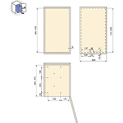 Acheter Emuca Poubelle fixation inférieure et extraction automatique 30 L.