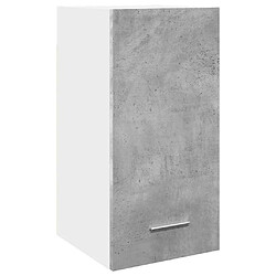 vidaXL Armoire suspendue gris béton 30x31x60 cm bois d'ingénierie