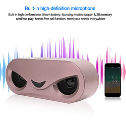 Acheter ComfortXL Enceinte portable sans fil bluetooth avec lumière led, haut-parleur stéréo basse pour u disc pink