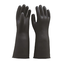 gants de latex en caoutchouc industriel long travail sécurité gants de jardinage noir 55cm