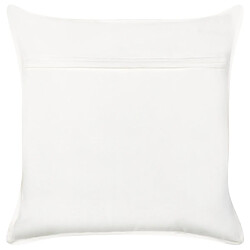 Acheter Beliani Lot de 2 coussins CORALIUM Coton 45 x 45 cm Broderie Blanc