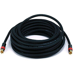 Monoprice High-quality Coaxial Audio/Video Cable | RCA | CL2 Rated | RG6/U | 75ohm | For S/PDIF, Subwoofer | 10 m (35 ft)