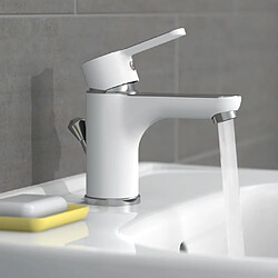 EISL Mitigeur de lavabo DIZIANI blanc-chrome