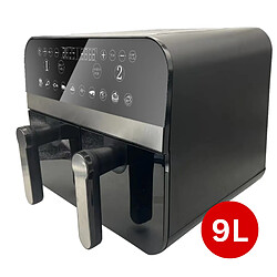 Avis Friteuse à air numérique double panier Noire 2400W 9L Comfy Nest CNAFD45NB