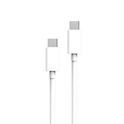 My Way Myway Câble USB-C vers USB-C Charge 60W et Synchronisation 1m Blanc