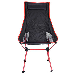 Wewoo Chaises de plage Fauteuil camping pliant portatif en plein air inclinaison dossier d'alliage d'aluminium pêche chaise