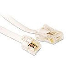 Disney RJ11-RJ45 1M M/M White 6P/4C-8P/4C