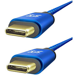 Xtreme Mac Cable réversible USB-C vers USB-C 1.2M XTREMEMAC bleu