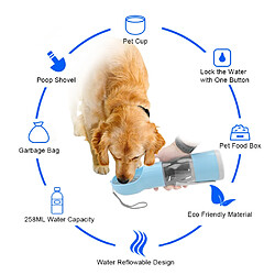 Acheter Universal Bouteilles d'eau pour chiens de compagnie Pelles à caca pour animaux de compagnie Mangeurs d'eau et sacs à caca pour chats et chiens Voyages en plein air Bols à boire