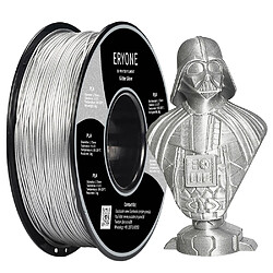 None ERYONE Galaxy Sparkly Glitter PLA Filament pour imprimante 3D 1 kg (2,2 lbs)/bobine - Argent