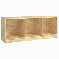 Maison Chic Meuble TV scandinave - Banc TV pour salon 104x33x41 cm bois de pin massif -MN51373