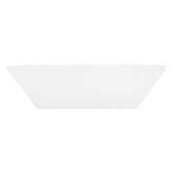 Avis ML-Design Lavabo en Céramique Blanc Brillant, 41 x 41 x 12 cm, Carré, Vasque à Poser sur Plan de Toilette, Lave-Mains Évier pour la Salle de Bain/WC Invités, Design Moderne, sans Matériel de Montage