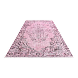 Avis Vidal Tapis de laine 305x188 Violet Ultra Vintage