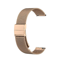 INF Bracelet de montre pour Garmin VivoActive/Vivomove/Forerunner 20 mm Or rose