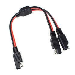 Acheter 14AWG 300mm Fiche De Déconnexion 20A SAE à SAE Adaptateur De Câble D'extension D'alimentation