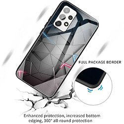 Coque en TPU antichoc Triangle noir pour votre Samsung Galaxy A33 5G