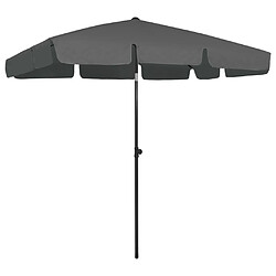 Maison Chic Parasol Jardin | Parasol de plage anthracite 200x125 cm - GKD84725