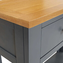 Acheter vidaXL Table console 83x30x73 cm Bois de chêne massif