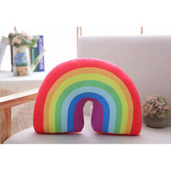 Acheter Universal Coussin en forme de U arc-en-ciel pour enfant de 35 cm Coussin de cou Support de tête Peluche de sommeil Décoration de chambre d'enfant | Oreiller de luxe (rouge)