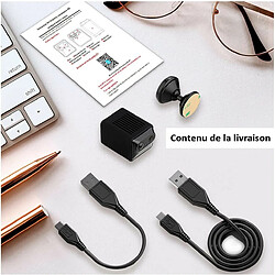 Mini Caméra de Surveillance Portable Sans Fil 4K Full HD WiFi OX-MINI - Vision Nocturne Audio Bidirectionnelle, PIR, Notification App pas cher