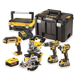 DeWalt - Kit de 5 outils 18V 5Ah Li-Ion en coffret - DCK551P3T