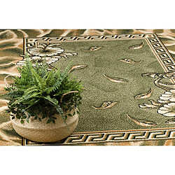 RUGSX BCF Rug Morad TRIO fleurs, feuilles classique - vert 200x300 cm pas cher