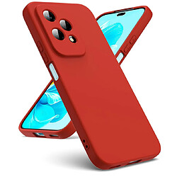 Htdmobiles Coque pour Honor 200 Lite 5G - housse etui silicone gel fine + film ecran - ROUGE