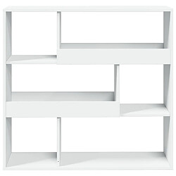 Avis vidaXL Cloison de séparation blanc 100x33x94,5 cm bois d'ingénierie