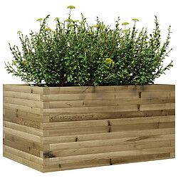 Avis vidaXL Jardinière 90x60x45,5 cm bois de pin imprégné