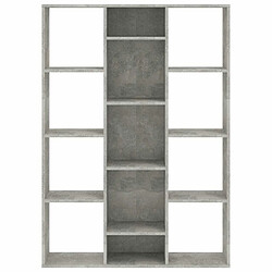 Maison Chic Paravent/Cloison de séparation Gris béton 100x24x140 cm Aggloméré -MN66570 pas cher