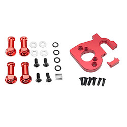 Support De Moteur De Voiture RC Et Moyeu Hexagonal De Roue De 12 Mm Pour WLtoys 144001 1:14 Voiture RC Rouge