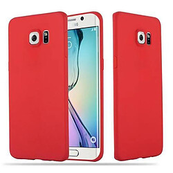 Cadorabo Coque Samsung Galaxy S6 EDGE Etui en Rouge