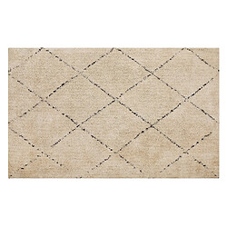 Acheter Beliani Tapis épais beige et noir 160 x 230 cm MUTKI