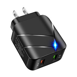 Tête De Charge USB à Charge Rapide Pour Bureau De Bureau D'iPhone à Domicile De Bureau De Tablette Fonctionnant En Noir