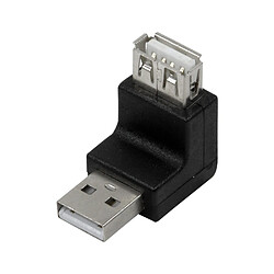 LogiLink Adaptateur USB 2.0, USB-A mâle- femelle, 270 degrés ()