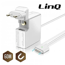 Linq Chargeur MacBook Pro Retina 13'' MagSafe 2 60W - Blanc