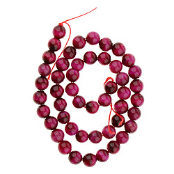 1 brin en pierre naturelle rose agate oeil de tigre rouge perles en vrac beaucoup artisanat 8mm