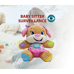 Spy Gear Chien en peluche pour enfant, BABY SITTER SURVEILLANCE avec Caméra Espion DVR cachée 1080P – HD avec WiFi, JOUET 32 GO avec longue autonomie et détection de mouvement